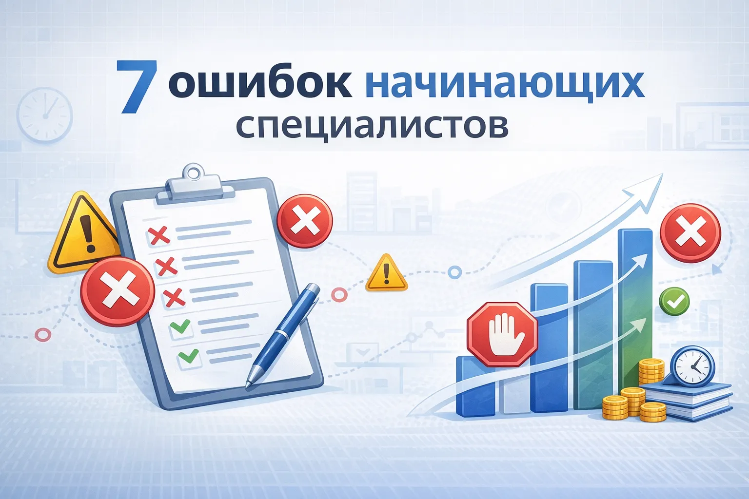 7 ошибок начинающих специалистов
